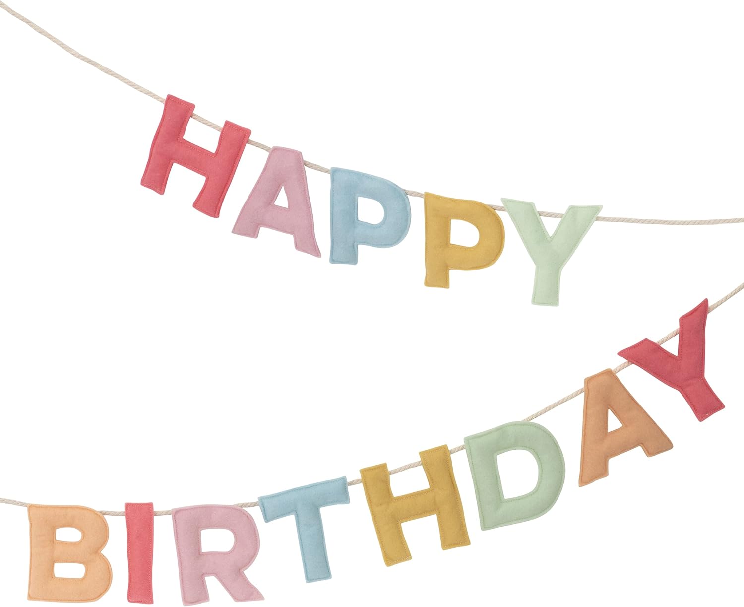Meri Meri Felt Happy Birthday Garland for Colorful Celebrations
