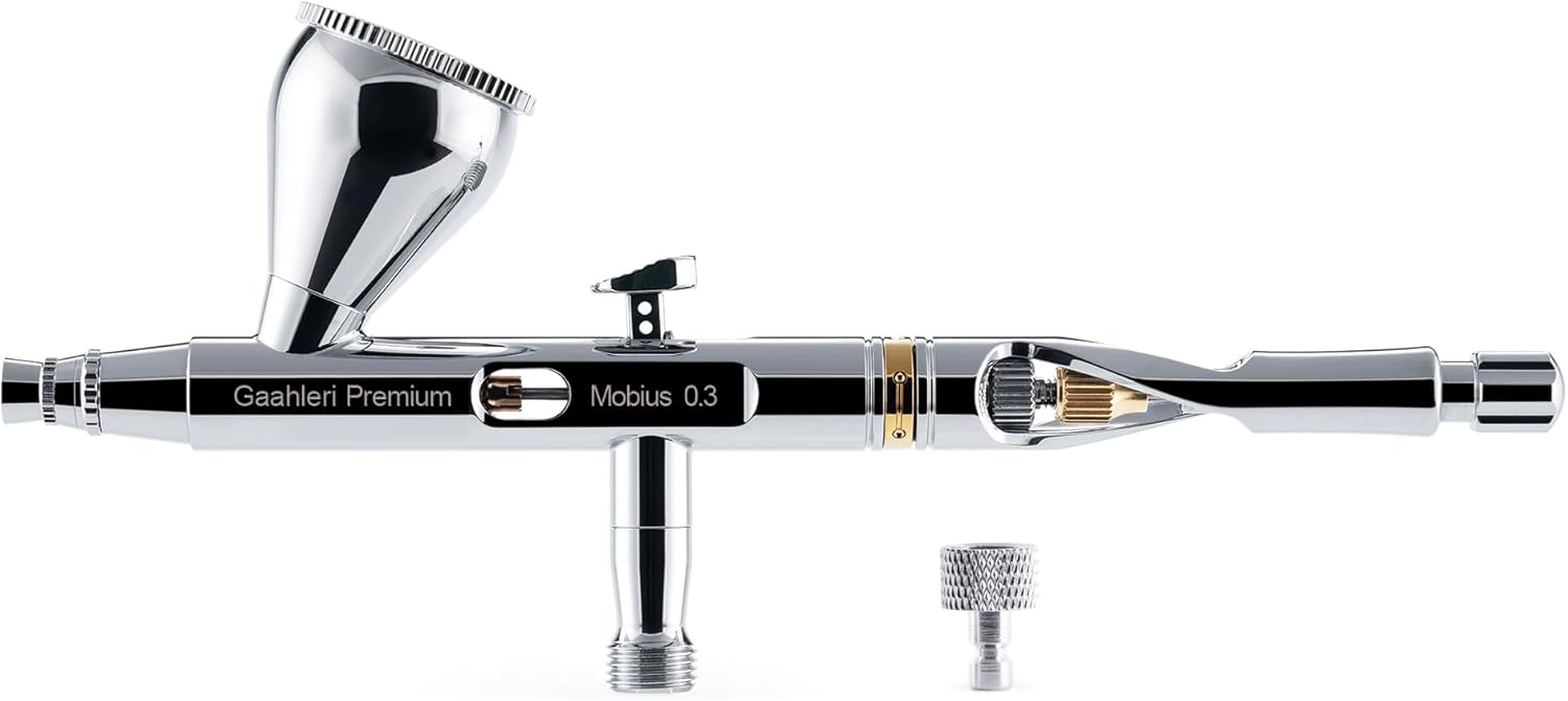 Gaahleri Airbrush Premium Series Mobius 0.3mm for Precision Art