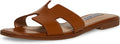 Women's Hadyn Slide Sandal by Steve Madden - Leather Flat