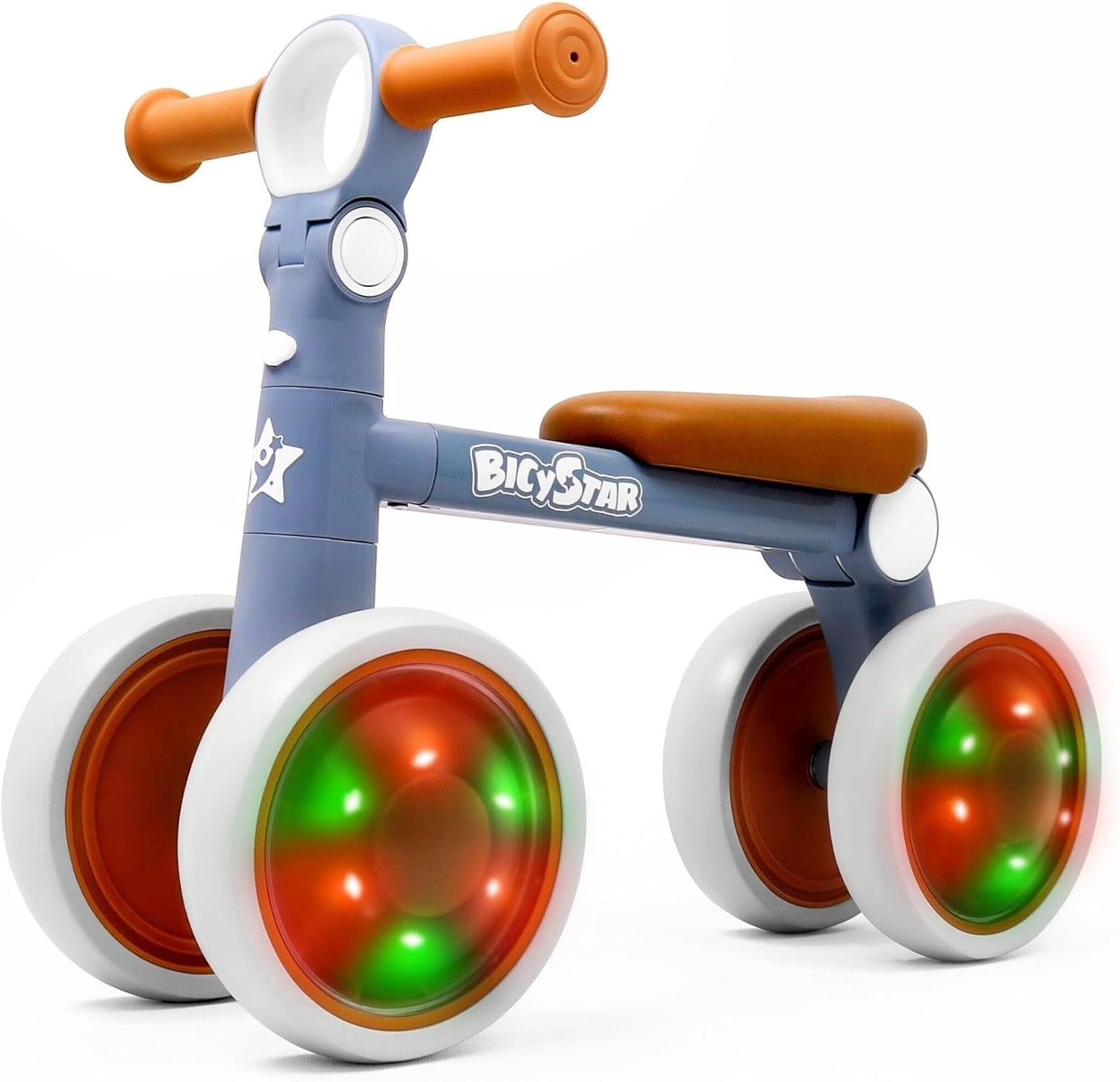 Baby Balance Bike with Adjustable Handlebars for Toddlers
