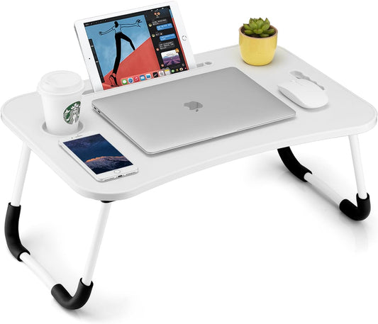 FISYOD Foldable Laptop Table for Bed & Sofa Use 23.5ftin