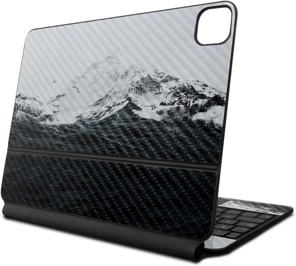 Mountain Waves Carbon Skin for Apple Magic Keyboard - Premium USA-made Decal