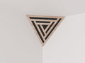 2 Pack Corner Bass Trap Triangle Acoustic Foam 42cm Sonoma SCIFI