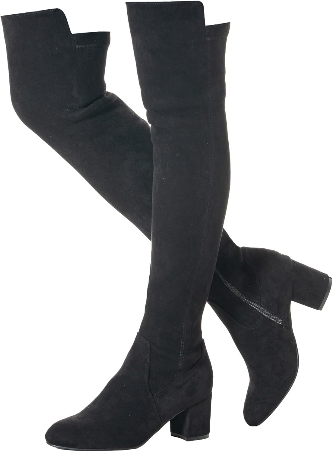 Stylish Over The Knee Boots for Women in Ruby Red Color
