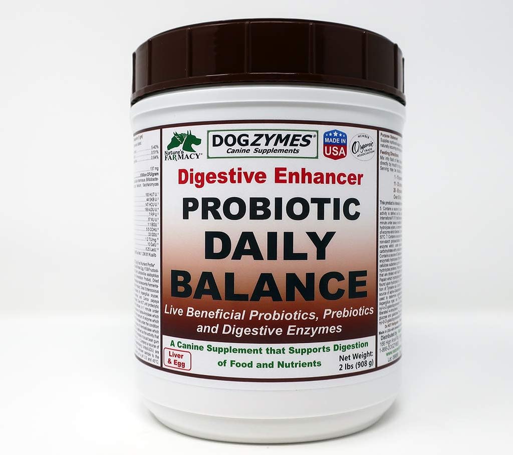 Dogzymes Probiotic Daily Balance for Optimal Gut Health