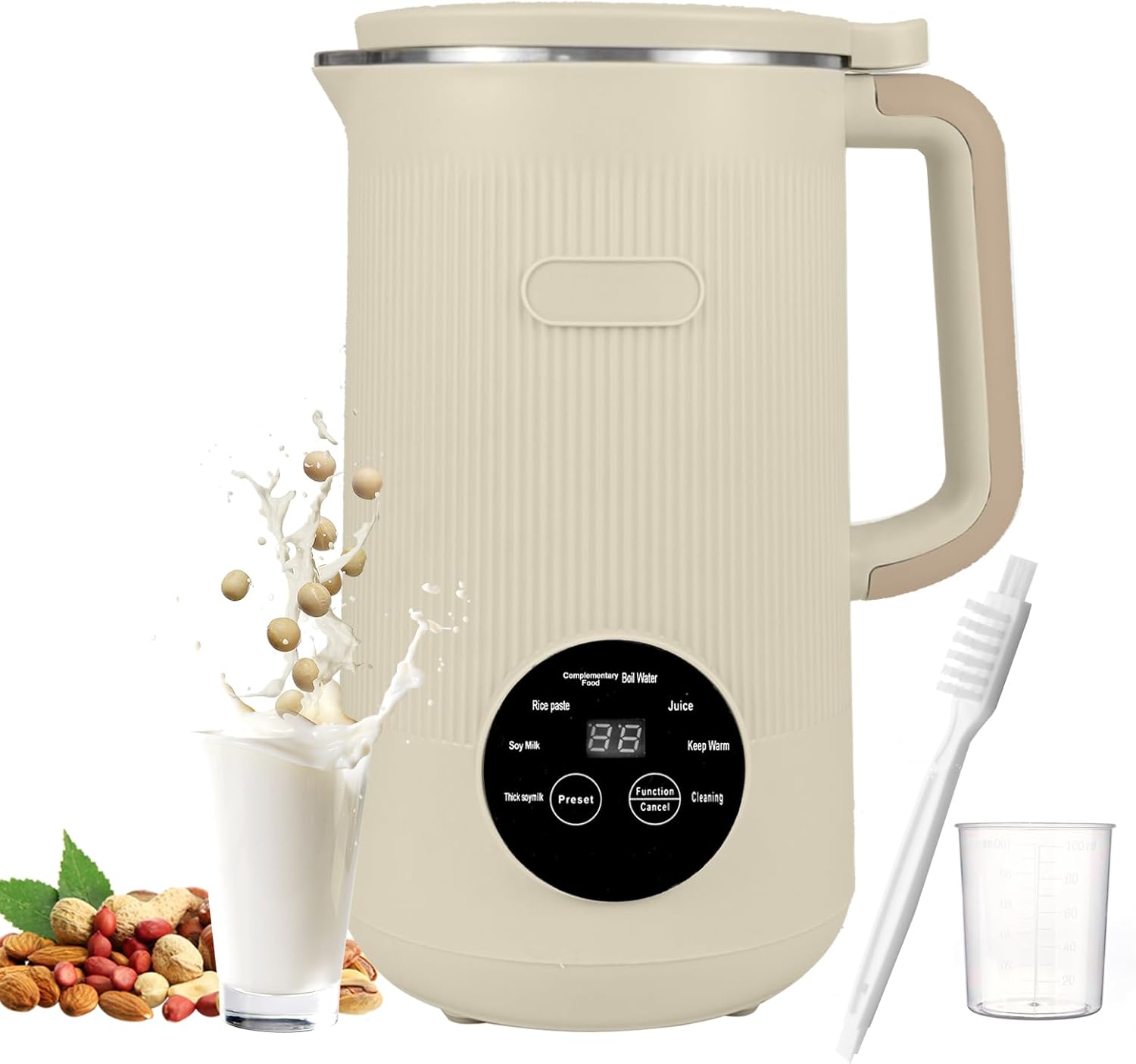 8-in-1 Automatic Soy Nut Milk Maker for Healthy Beverages