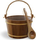 Sauna Bucket and Ladle Set - Handcrafted Canadian Red Cedar