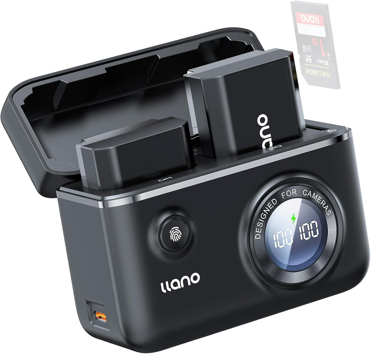 llano NP-FZ100 Batteries and Dual USB Charger for Sony Cameras