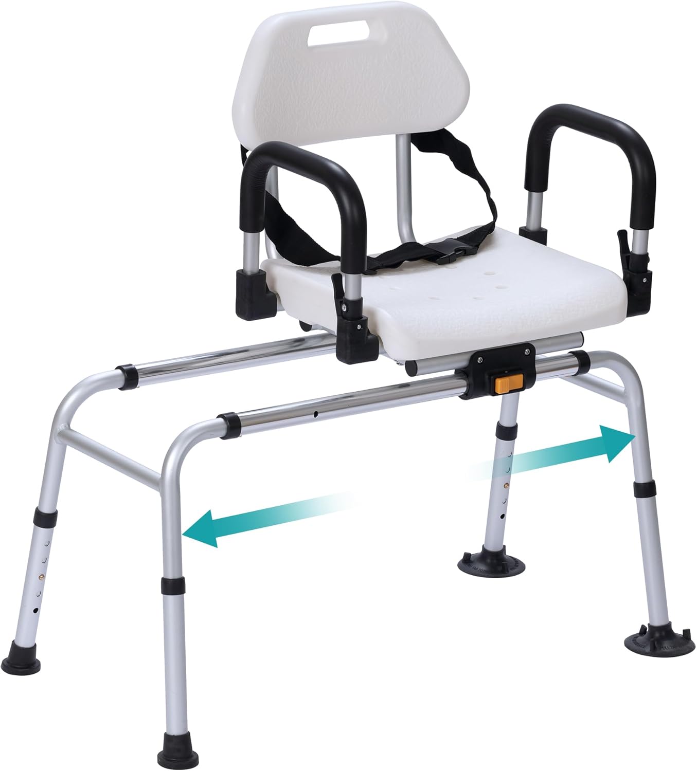 ELENKER Sliding Shower Chair: Comfort & Safety