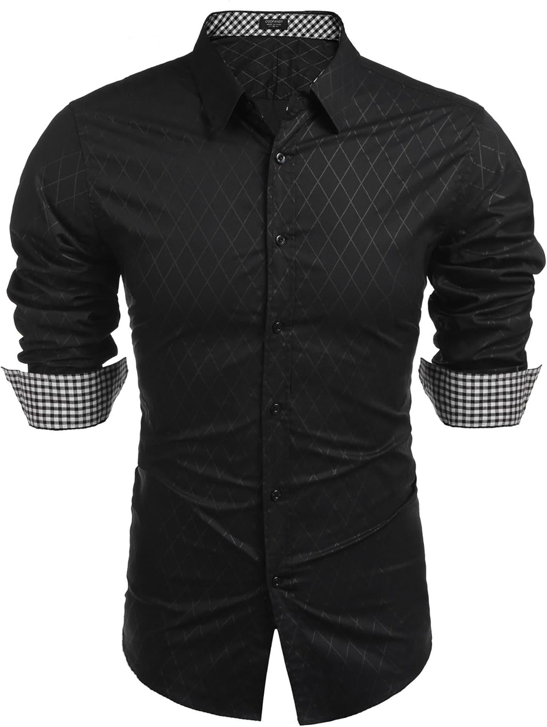 COOFANDY Men's Business Dress Shirt for Stylish Casual Looks