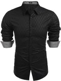 COOFANDY Men's Dress Shirt Long Sleeve Button Down - Wrinkle Free Fit