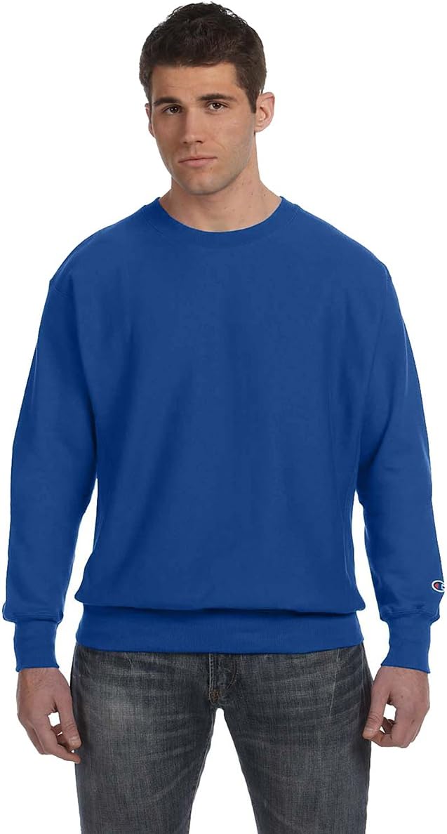 Champion mens Crewneck Sweatshirt - Heavyweight Fleece Comfort