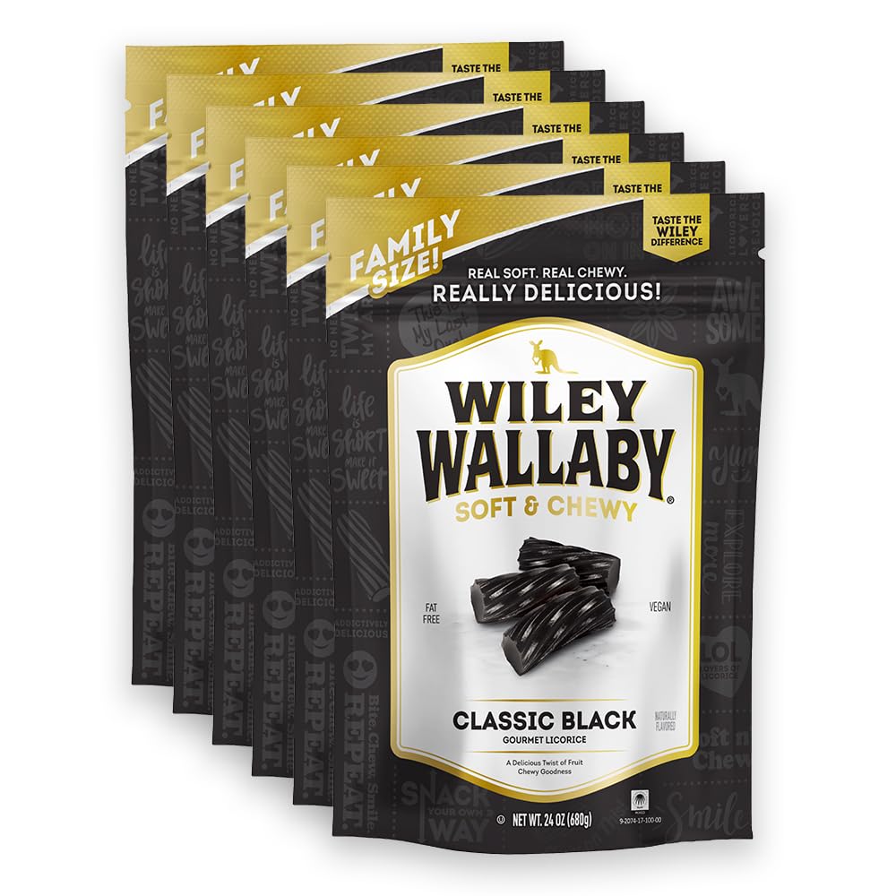 Wiley Wallaby Licorice 24 Ounce Classic Gourmet Soft Candy