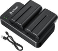 Artman NP-F550 Battery and Dual USB Charger - High Capacity 2-Pack