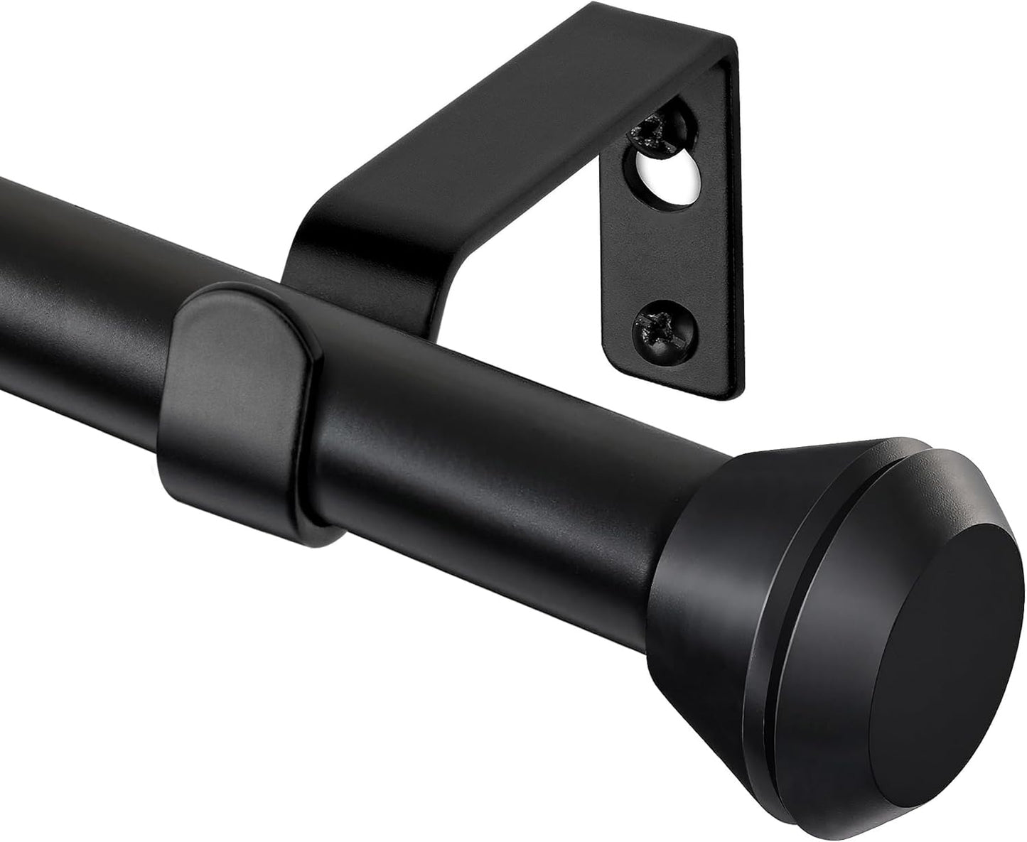 HOTOZON Heavy Duty 32-58 Curtain Rod with Diamond Finials