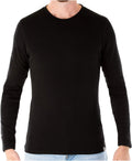 Meriwool Mens Base Layer 100% Merino Wool Midweight Crew - Warmth
