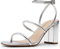 Women Strappy Block Heel Sandals - Comfortable Dressy Heels