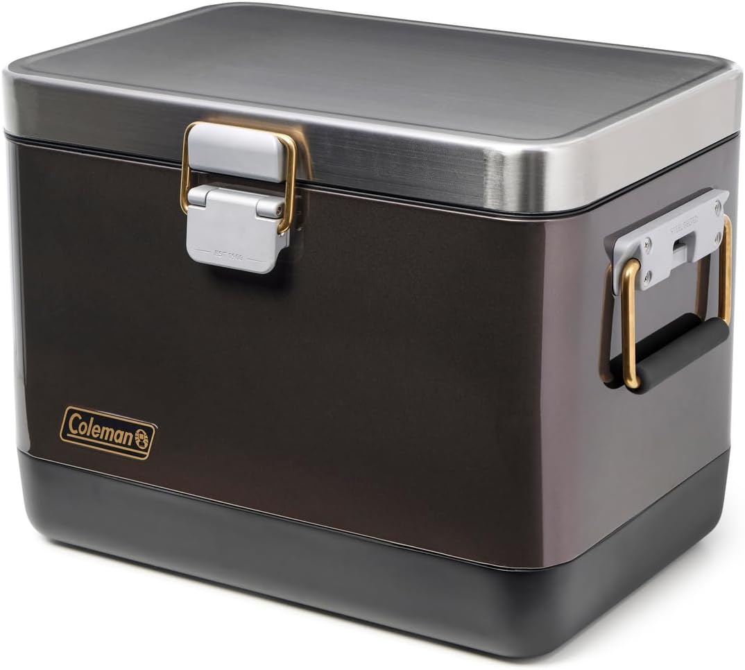 Coleman Steel Belted Cooler: Superior Ice Retention