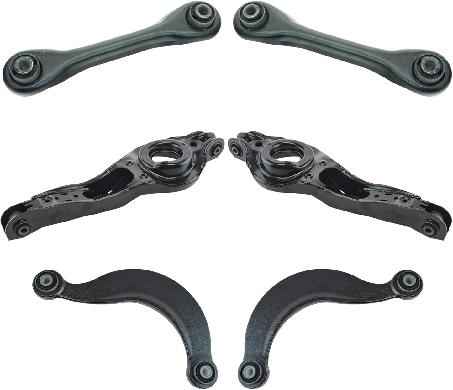 TRQ Rear Control Arm Set for 2004-2013 Mazda 3 - OE Replacement