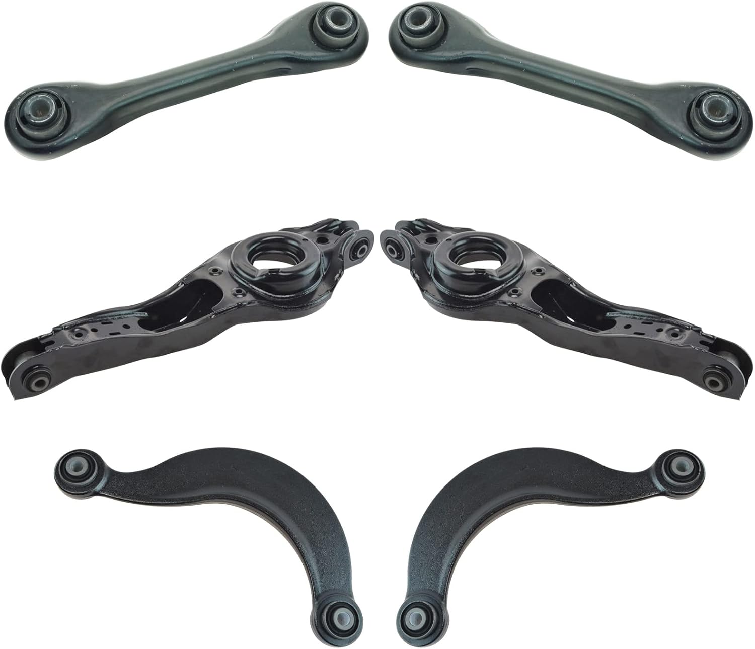 TRQ Rear Control Arm Set for 2004-2013 Mazda 3 - OE Replacement