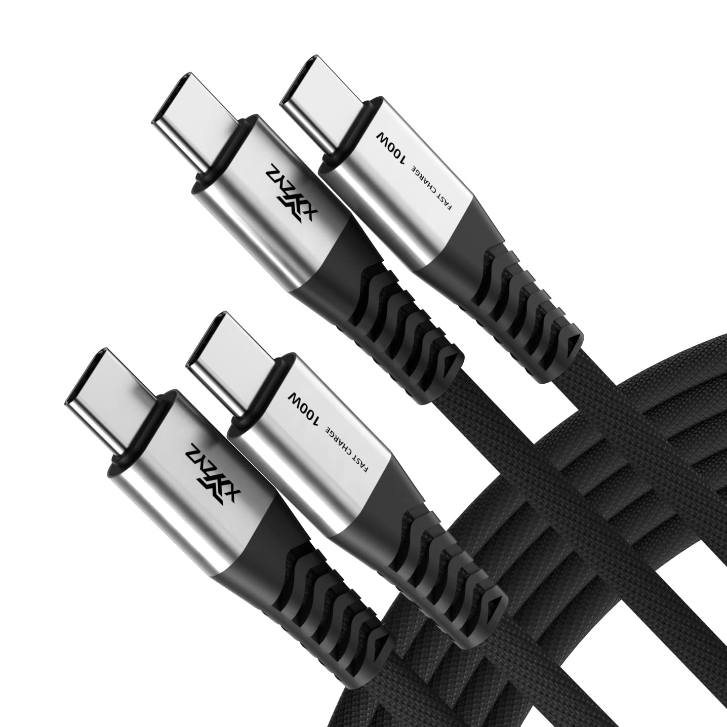 High-Speed 100W USB C Cable 2-Pack