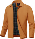 Mens Lightweight Windbreaker Jacket - Casual Full Zip Coat