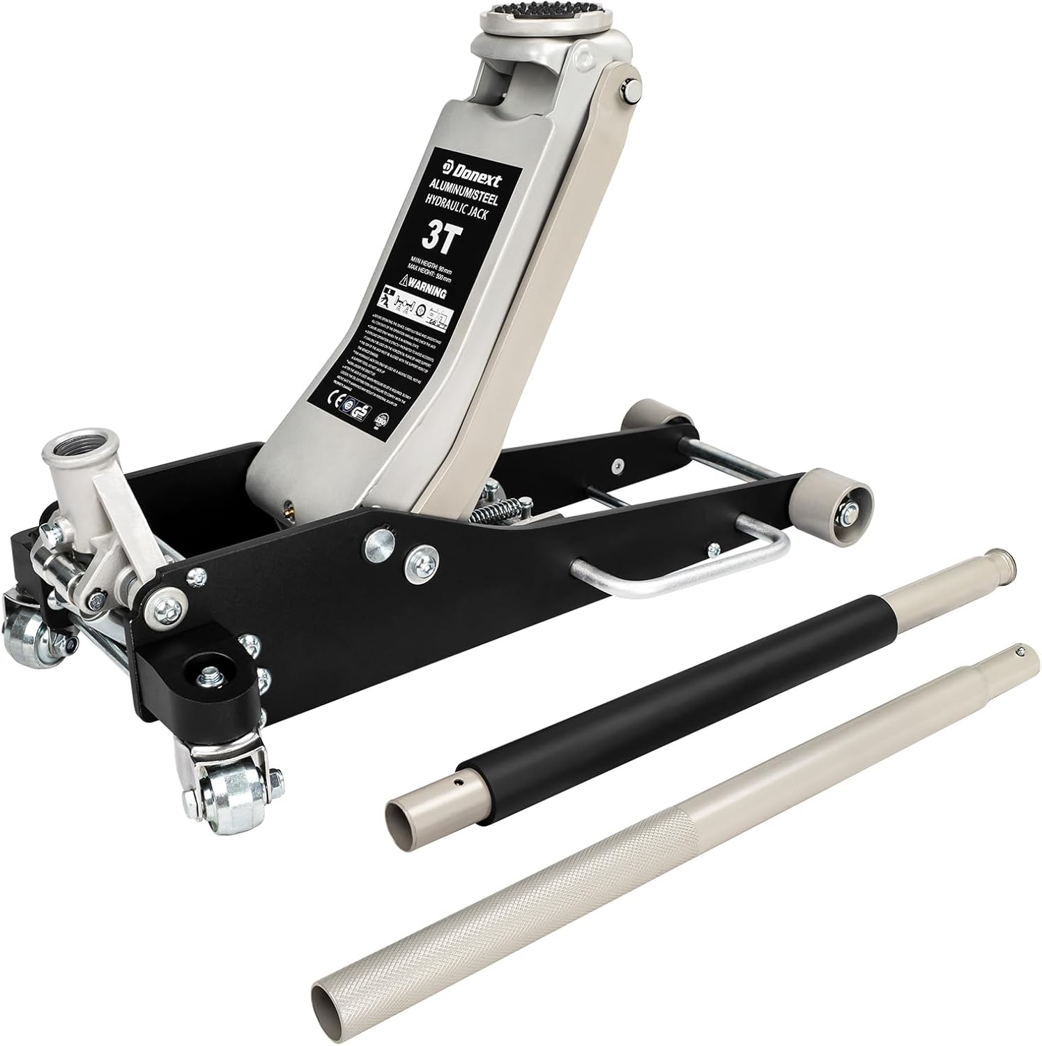 Donext 3 Ton Low Profile Racing Floor Jack for Easy Lifting