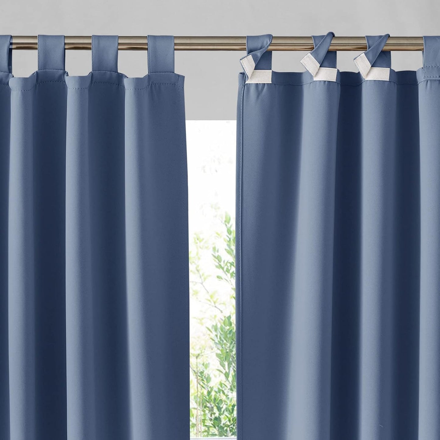 RYB HOME Outdoor Waterproof Porch Curtains for Privacy and Style