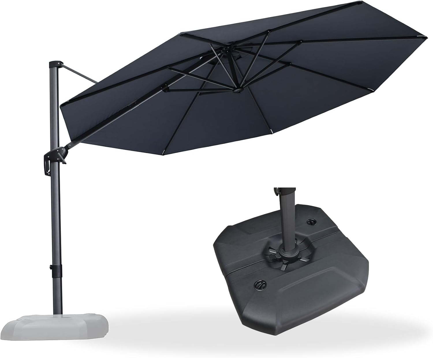 11 Feet Patio Umbrella with Base for Outdoor Comfort and Style