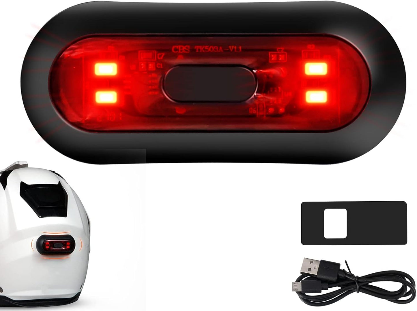 JIAN BOLAND Bike Helmet Light - Stay Safe at Night