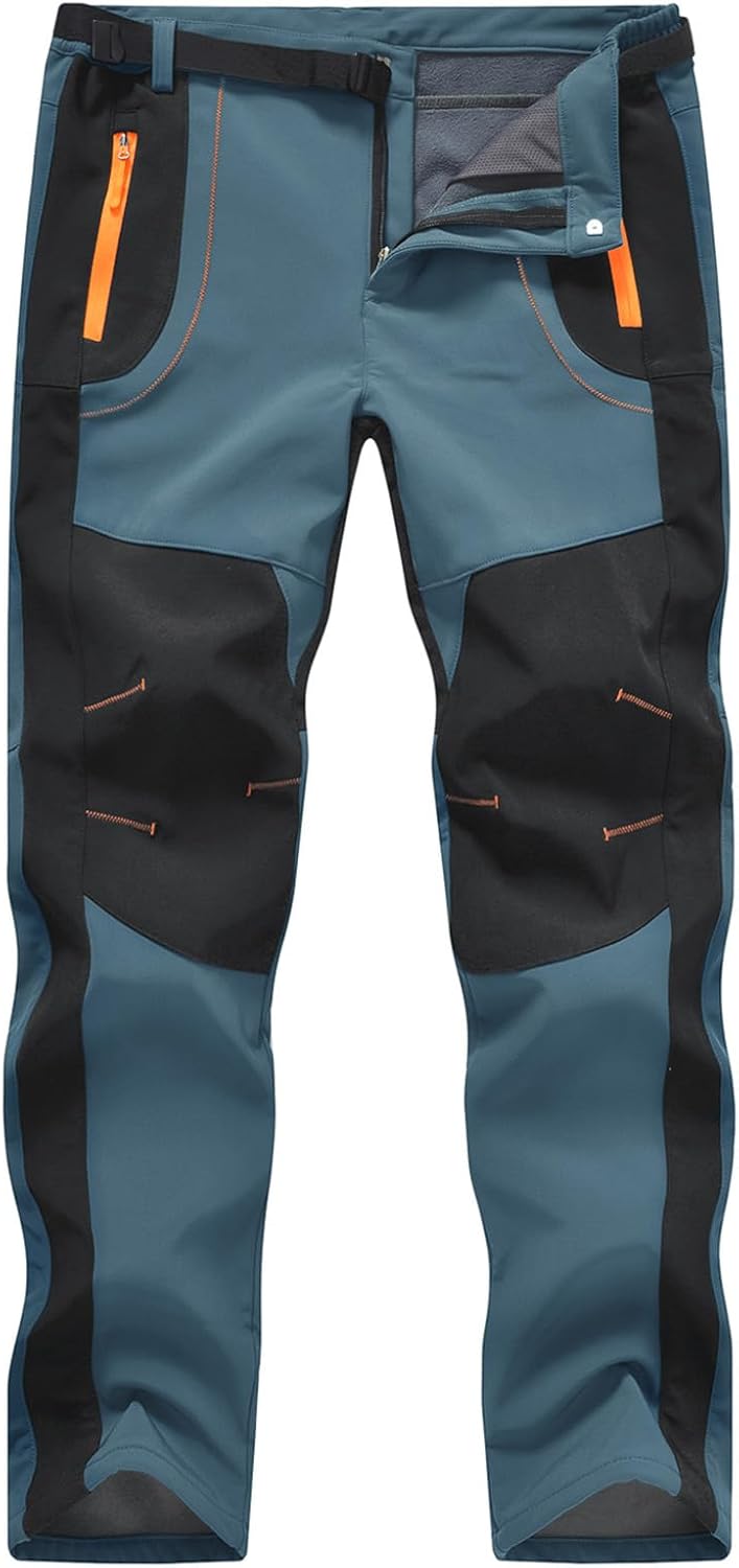 TBMPOY Men's Snow Ski Hiking Pants for Winter Activities