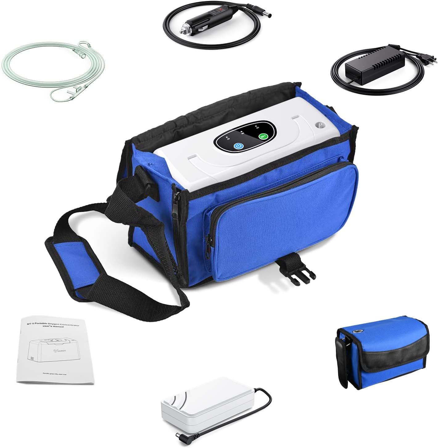 Portable Oxygen Concentrator for Travel Use with Accessories