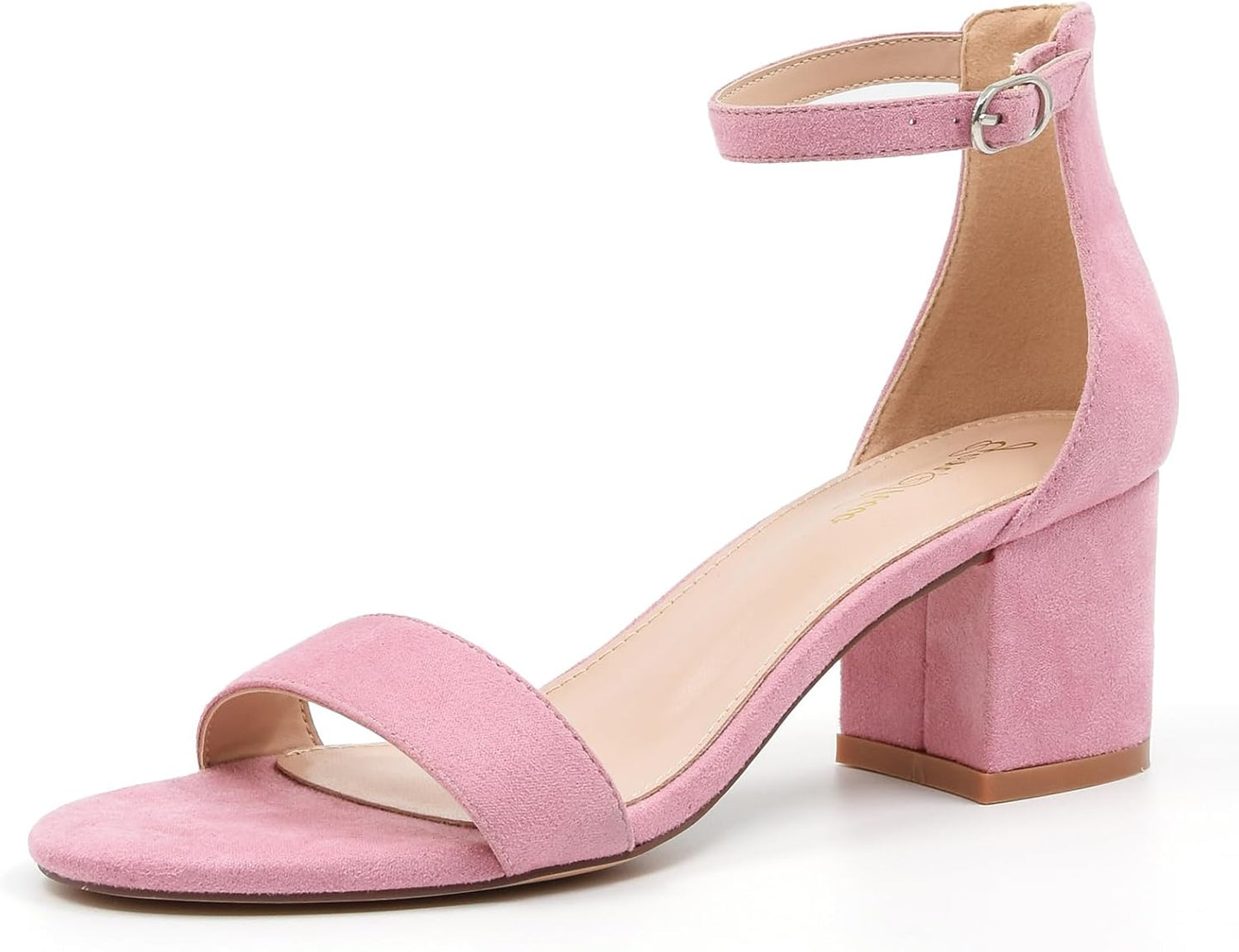 GENSHUO Women's Low Kitten Heel Sandals for Every Occasion