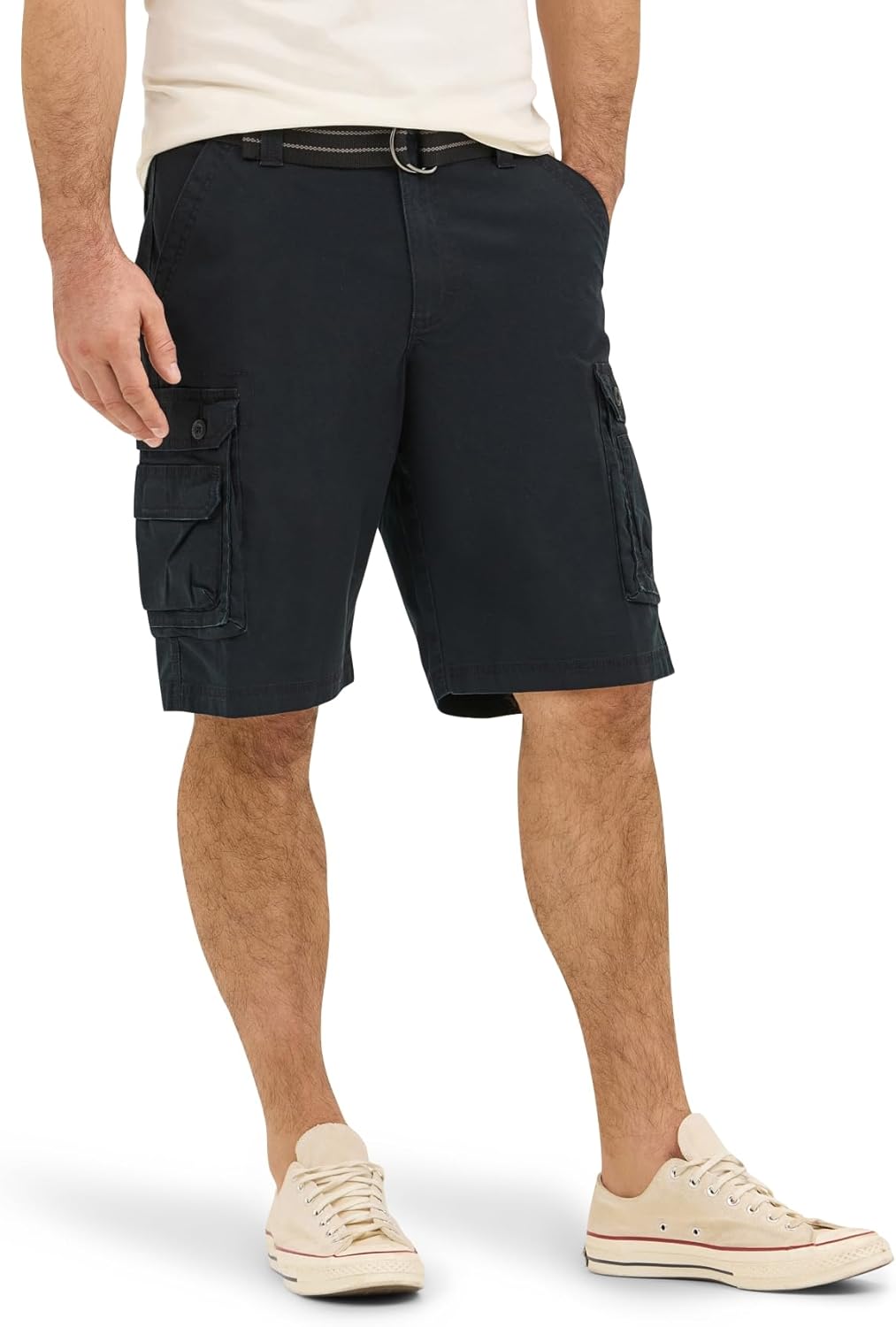 Men's Dungarees Cargo Shorts with Belted Comfort and Style