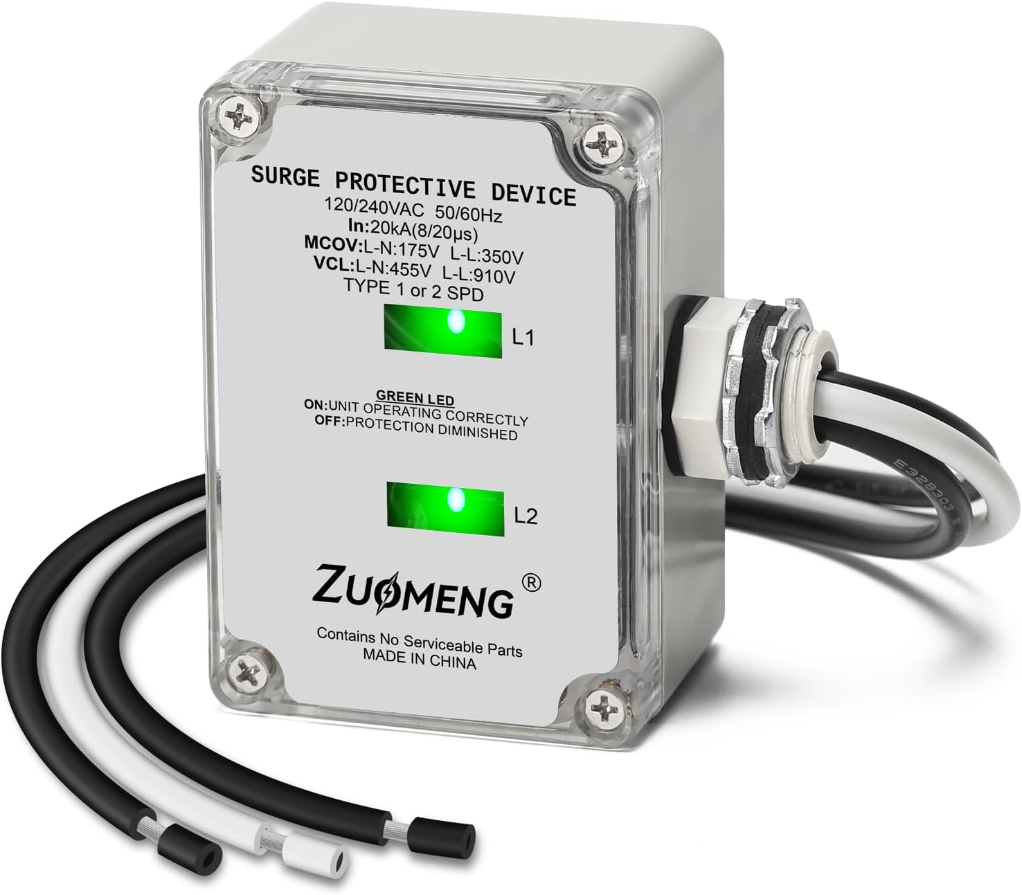 HVAC Surge Protector with 20kA Absorption for Home Systems