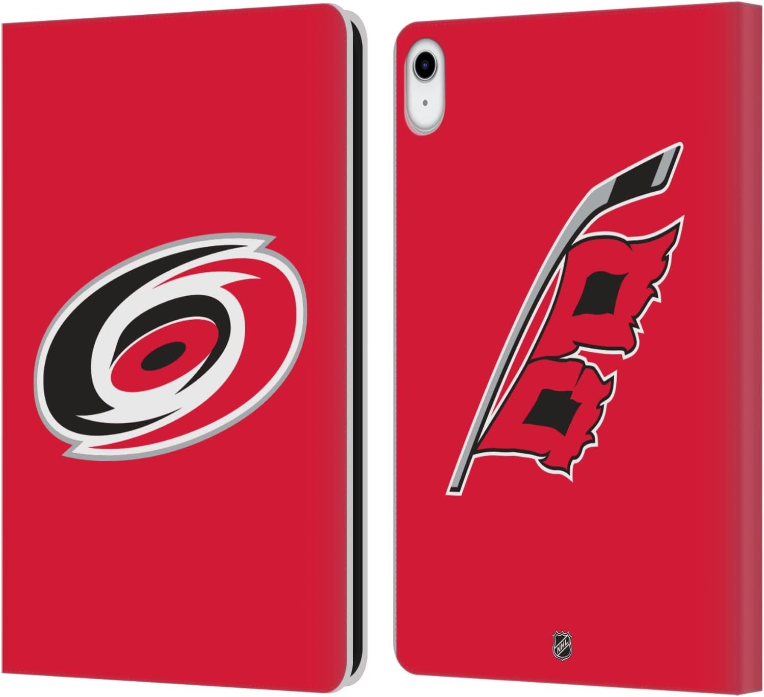 NHL Carolina Hurricanes Leather Wallet Case for iPad 10.9 2022/2025
