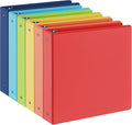 Premium 3 Ring Binder 6 Pack (Holds Letter Paper) - Durable