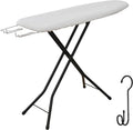 Ironing Board with Iron Rest - Compact Space Saver Folding Board