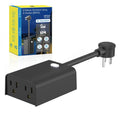 Z-Wave Outdoor Smart Plug with 2 Outlets - Reliable Long Range