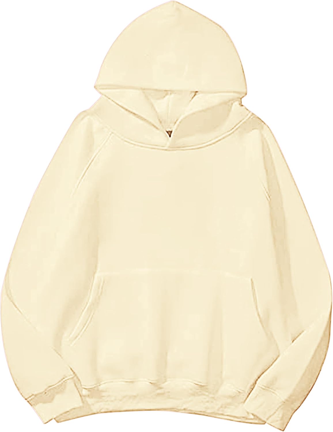 Lauweion Women Solid Basic Fleece Hoodie for Cozy Comfort