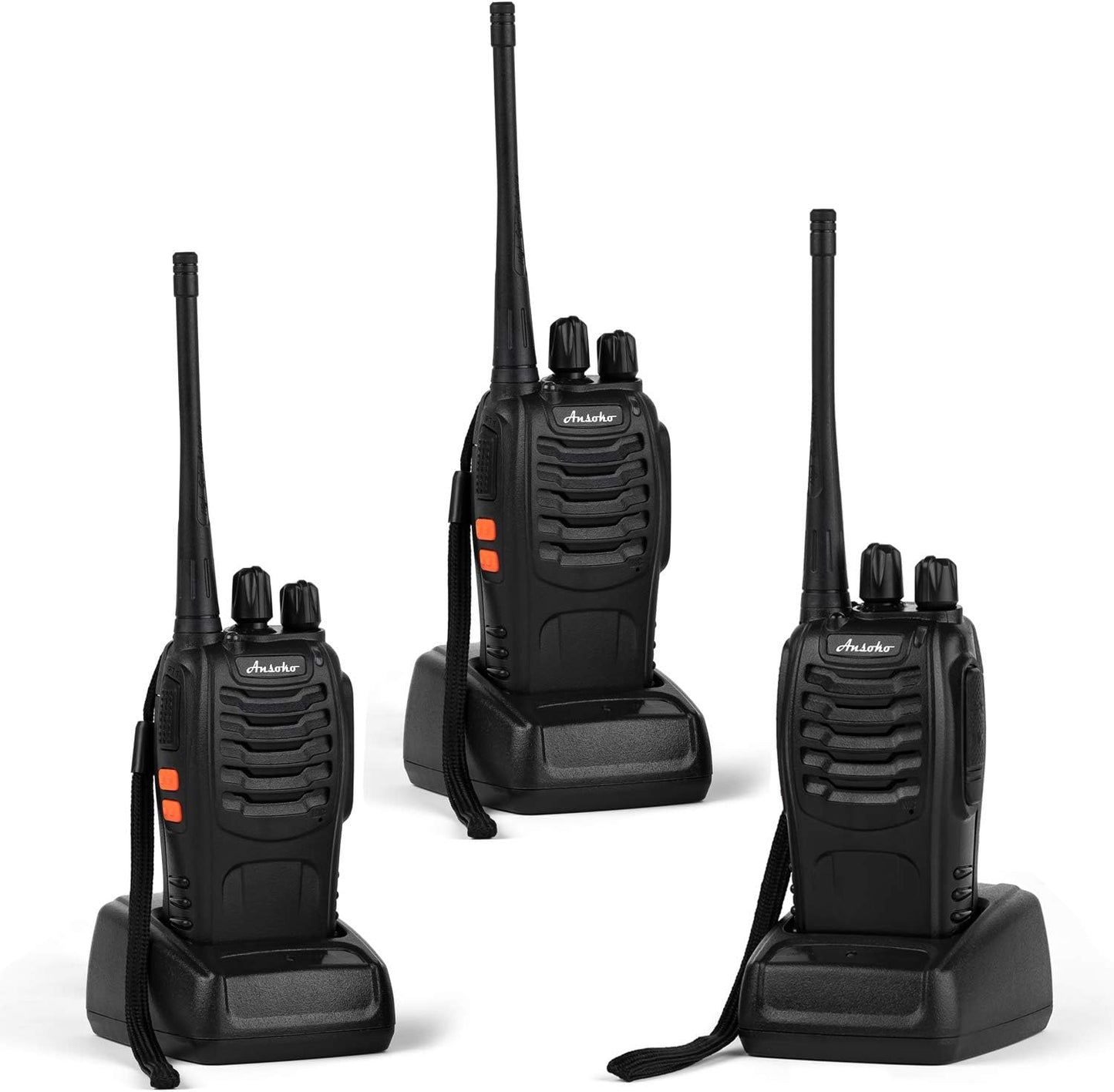 Walkie Talkies Rechargeable Long Range Two Way Radios 16-Channel