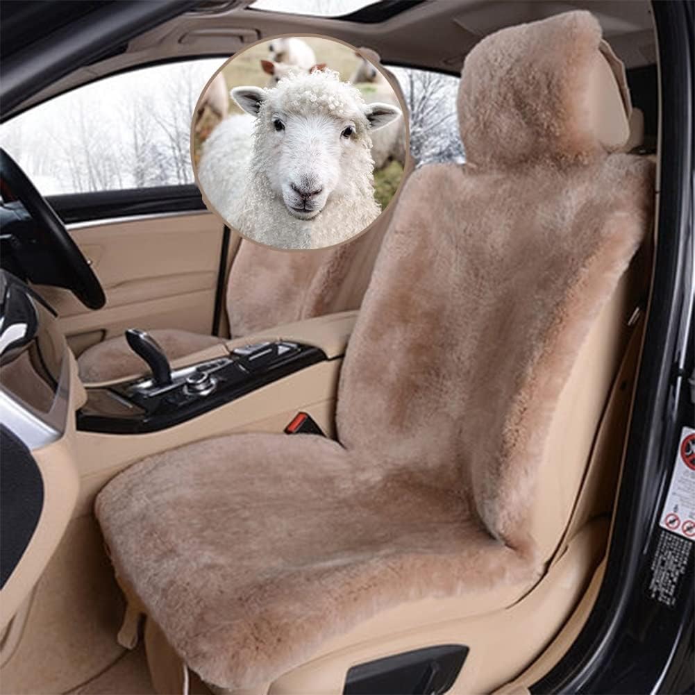Real Genuine Sheepskin Seat Covers for Cars and SUVs