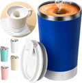 Rechargeable Self-Stirring Coffee Mug - Blue