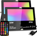 50W RGB Color Changing LED Flood Light for Outdoor Use