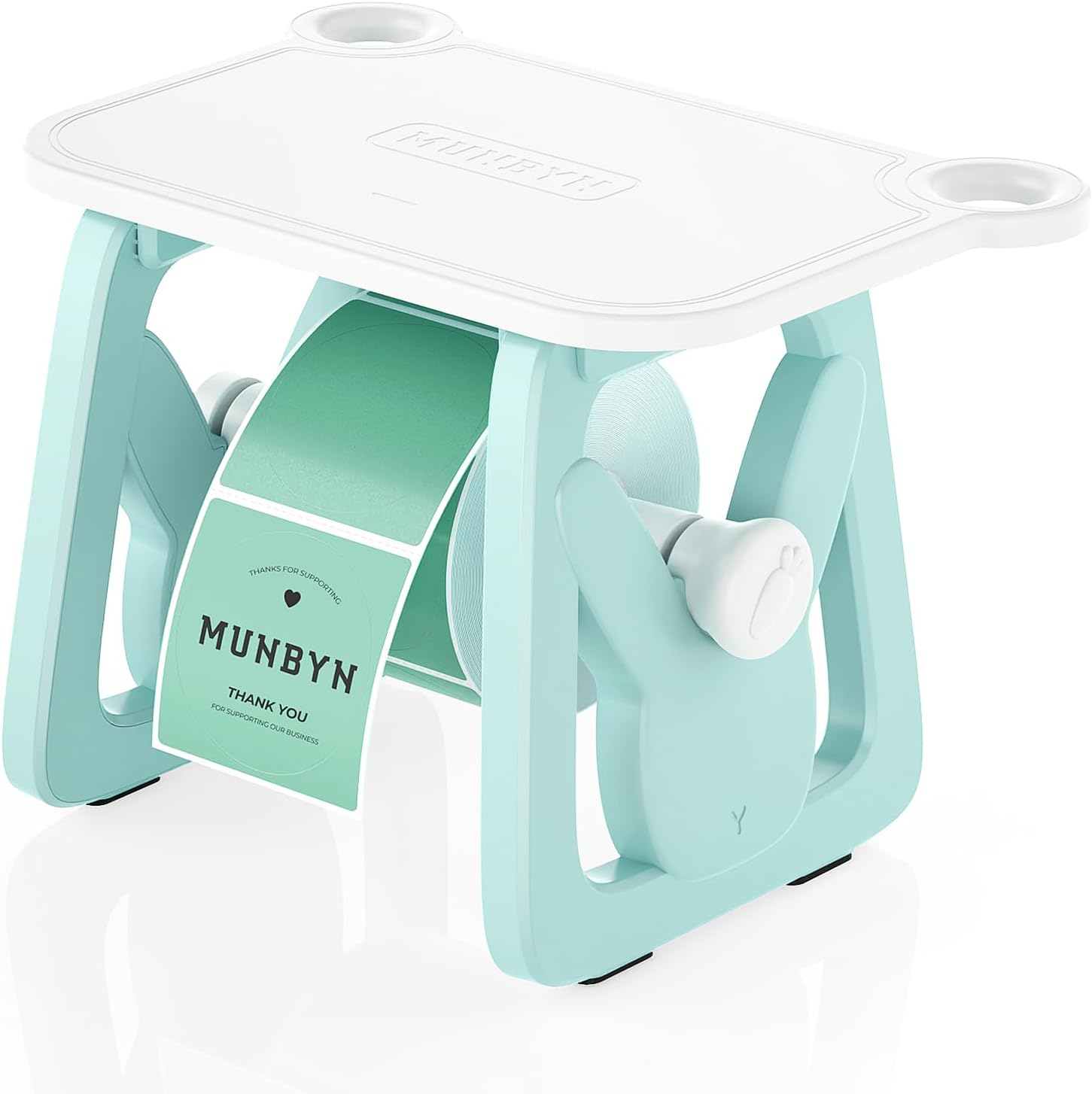 MUNBYN Label Holder for Rolls and Fanfold Labels - Organize Your Space