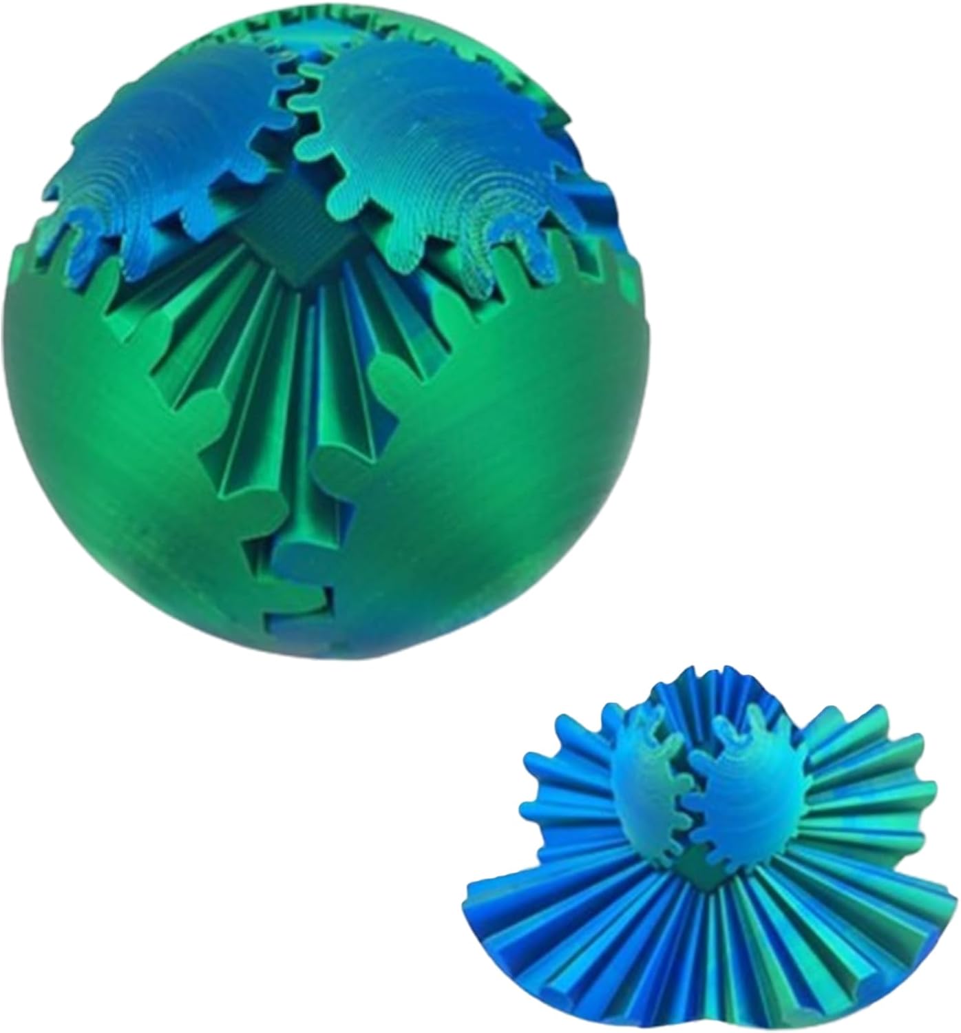 Stress-Relieving Steampunk Gear Fidget Ball