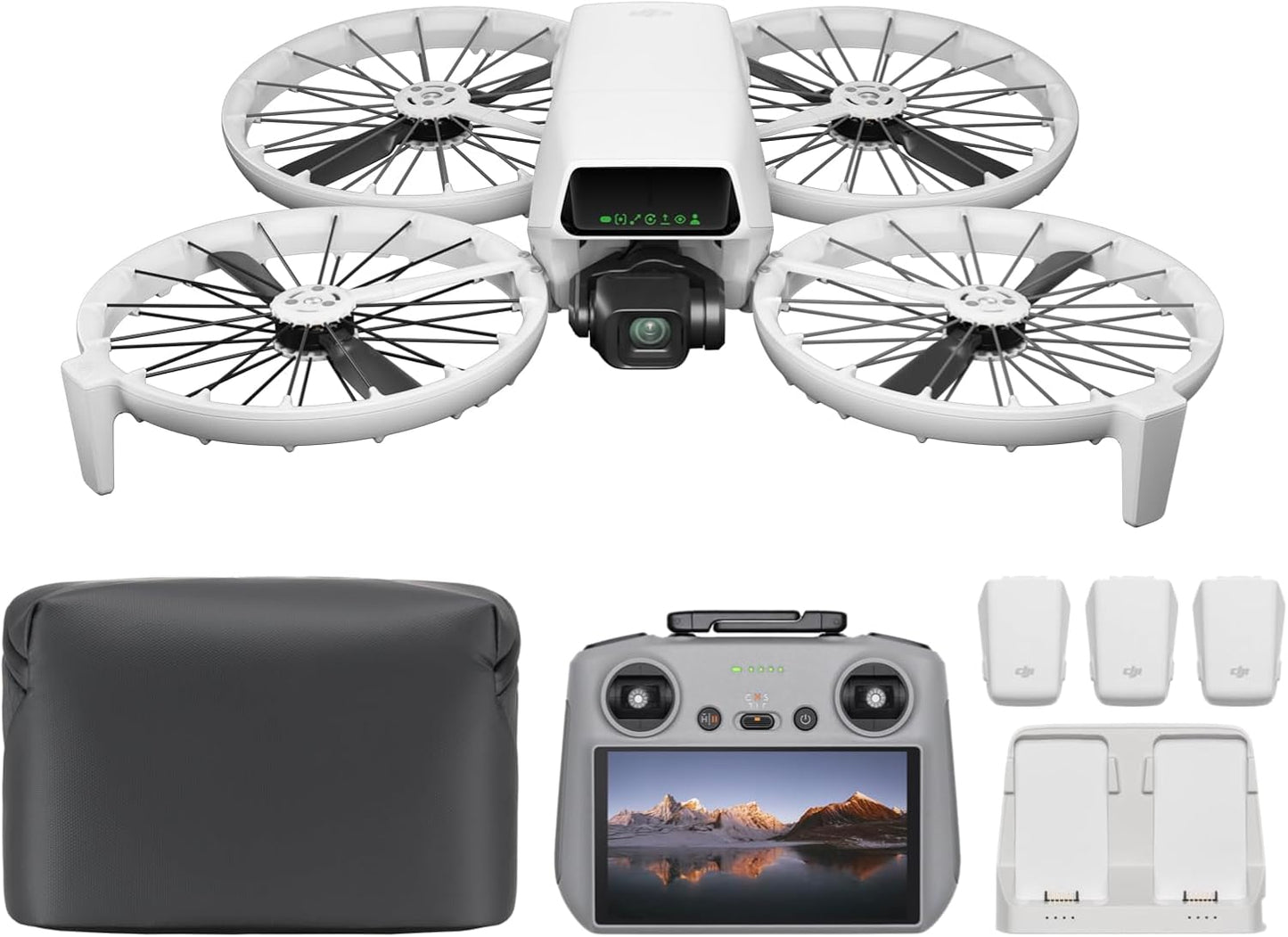 DJI Flip Fly More Combo Drone with 4K UHD Camera for Adults