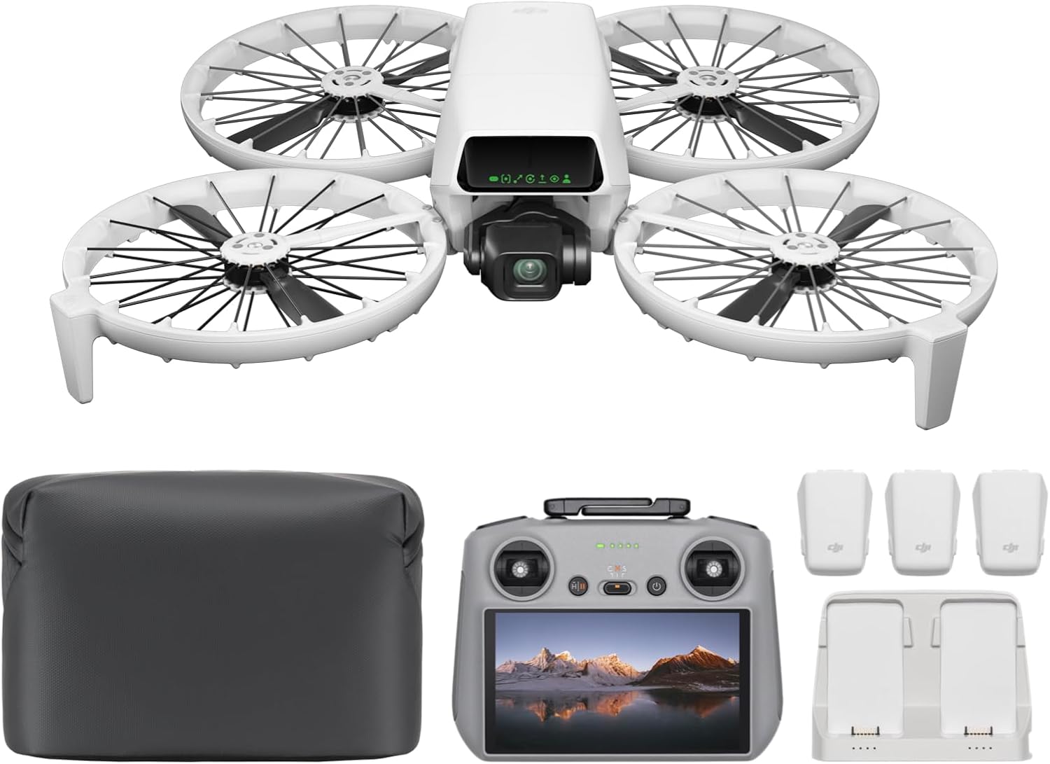 DJI Flip Fly More Combo Drone with 4K UHD Camera for Adults