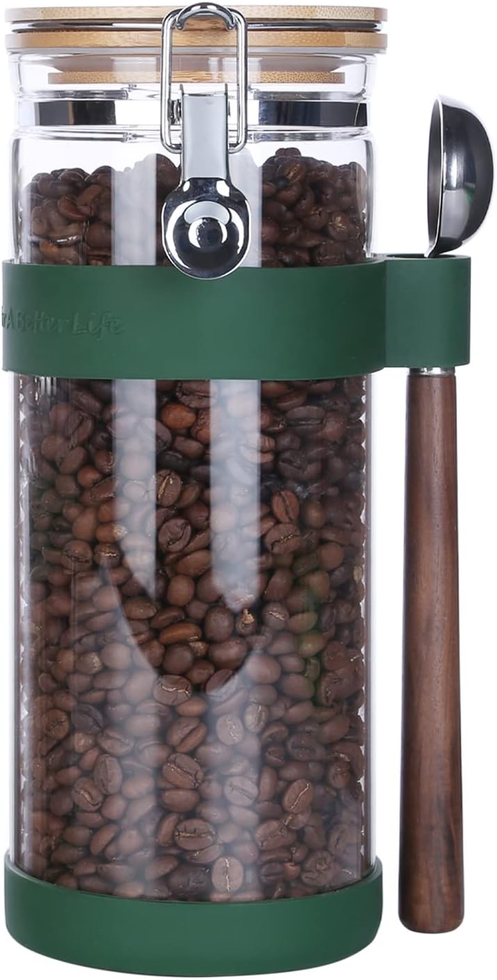 KKC Vacuum Sealed Coffee Bean Storage Container for Freshness