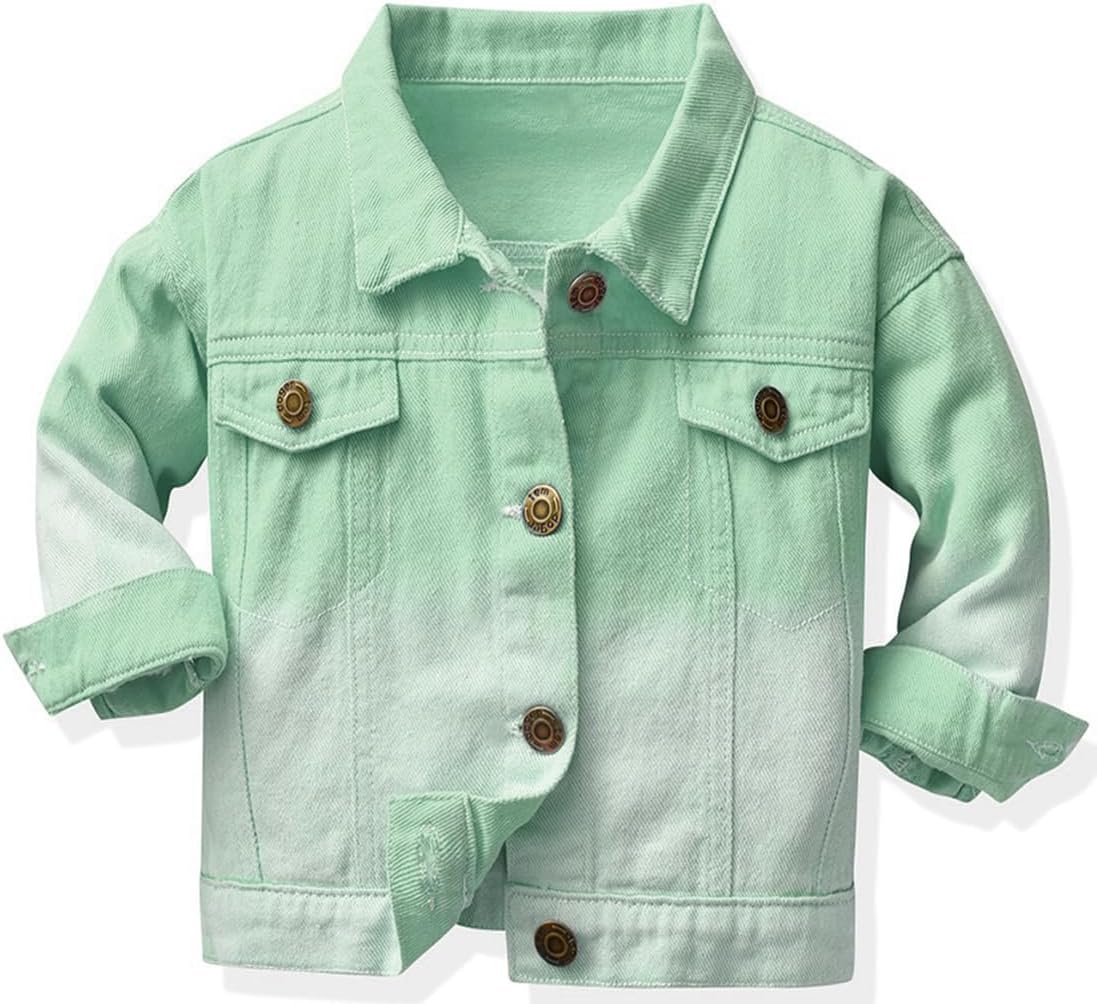 Cromoncent Toddler Denim Jacket for Boys and Girls Stylish Look